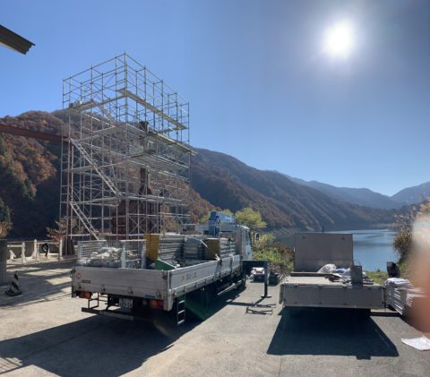 南砺市五箇山　解体養生組立工事
