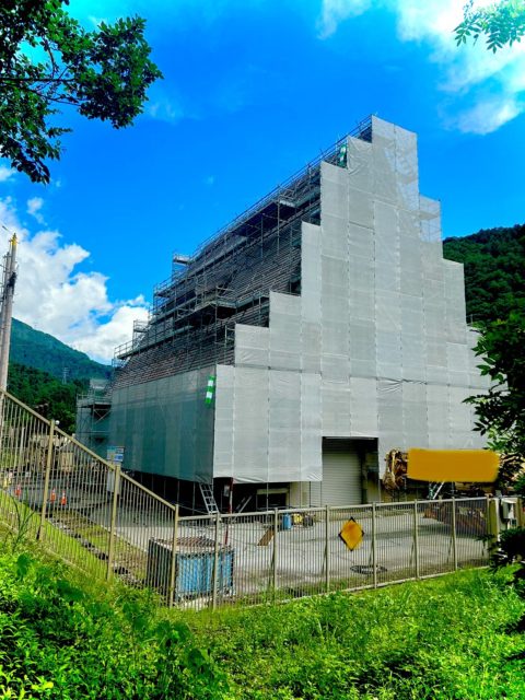 南砺市五箇山　改修工事